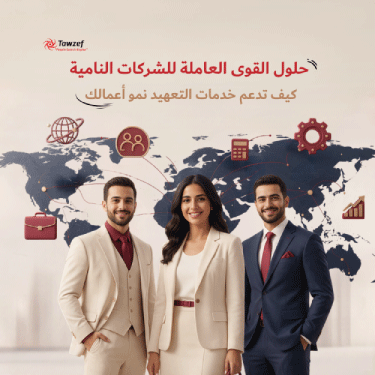 حلول القوى العاملة للشركات النامية: كيف تدعم خدمات التعهيد نمو أعمالك