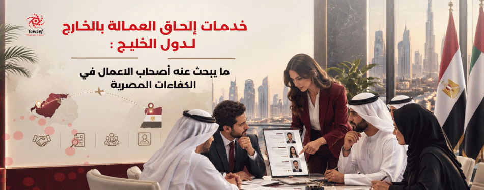 خدمات إلحاق العمالة بالخارج لدول الخليج: ما يبحث عنه أصحاب الأعمال في الكفاءات المصرية