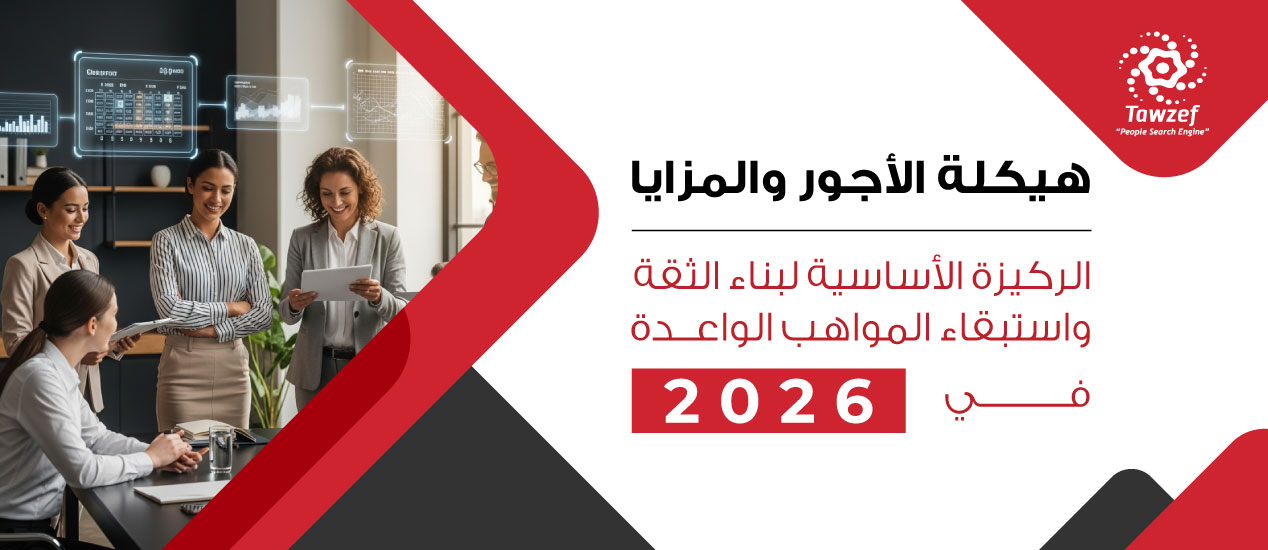 هيكلة الأجور والمزايا: الركيزة الأساسية لبناء الثقة واستبقاء المواهب الواعدة في 2026