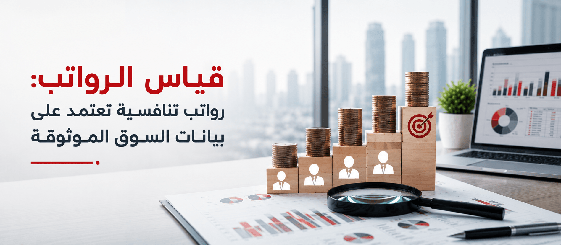 قياس الرواتب: رواتب تنافسية تعتمد على بيانات السوق الموثوقة