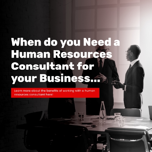 When Do You Need A Human Resources Consultant For Your Business?